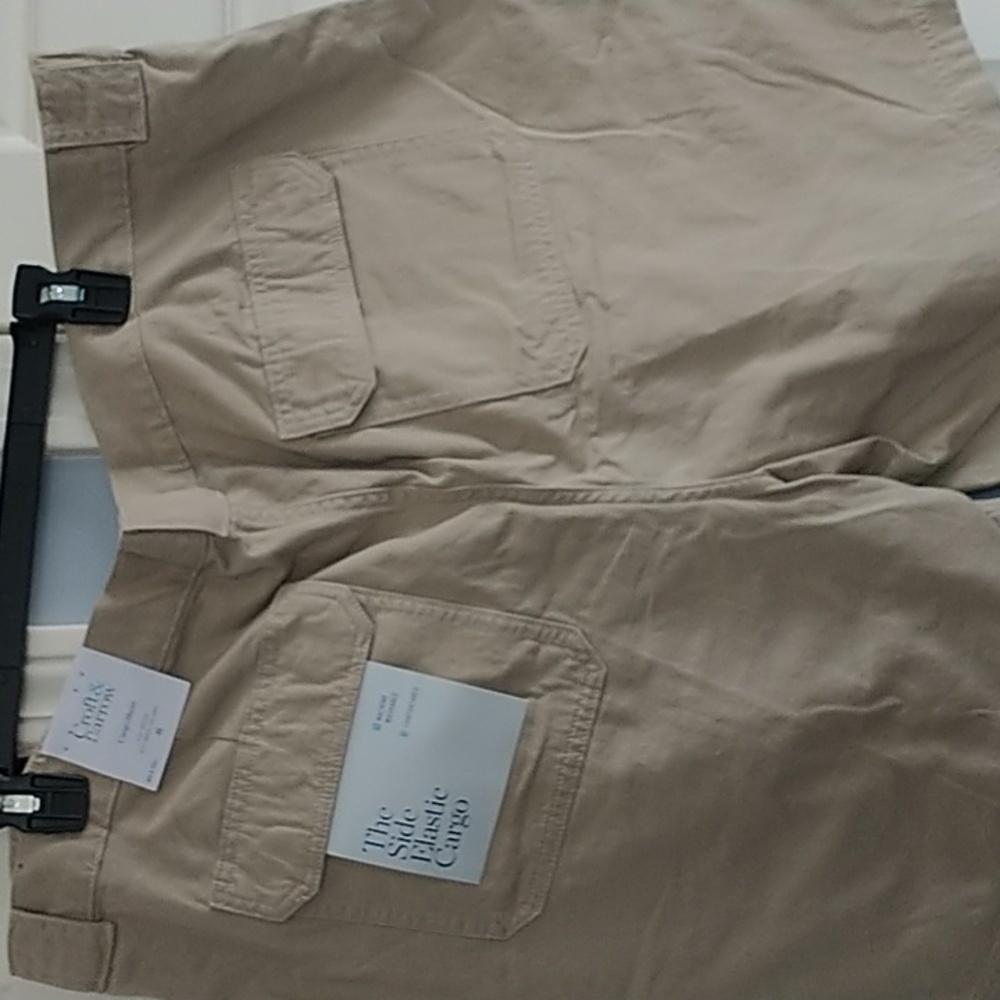 Croft & Barrow Nolan Beige Classic Cargo Shorts Sz 48 Big & Tall